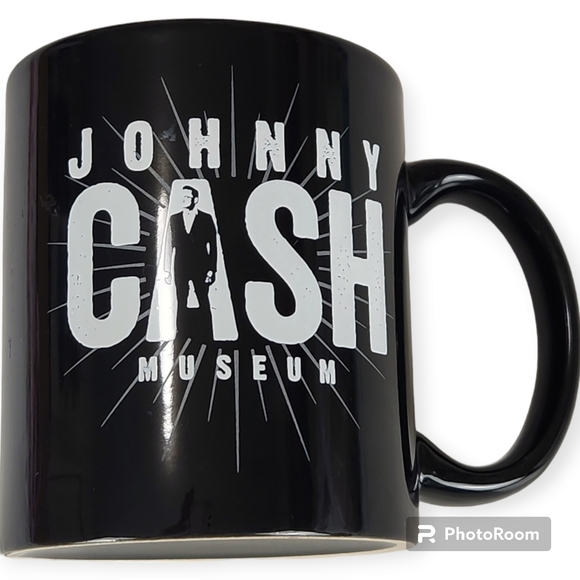Johnny Cash Museum Black Coffee Mug - Picture 6 of 7